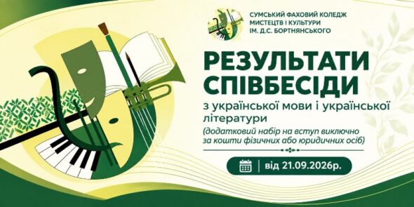 РЕЗУЛЬТАТИ СПІВБЕСІДИ  З УКРАЇНСЬКОЇ МОВИ І ЛІТЕРАТУРИ  від 21 вересня 2026 р.